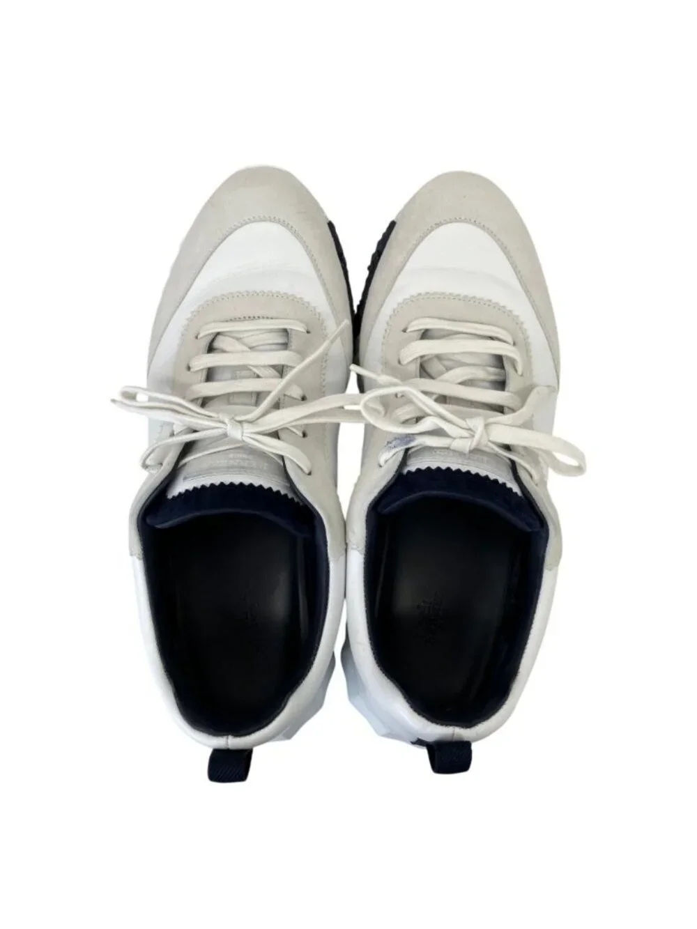 Hermes Bouncing Sneakers 44 White Navy